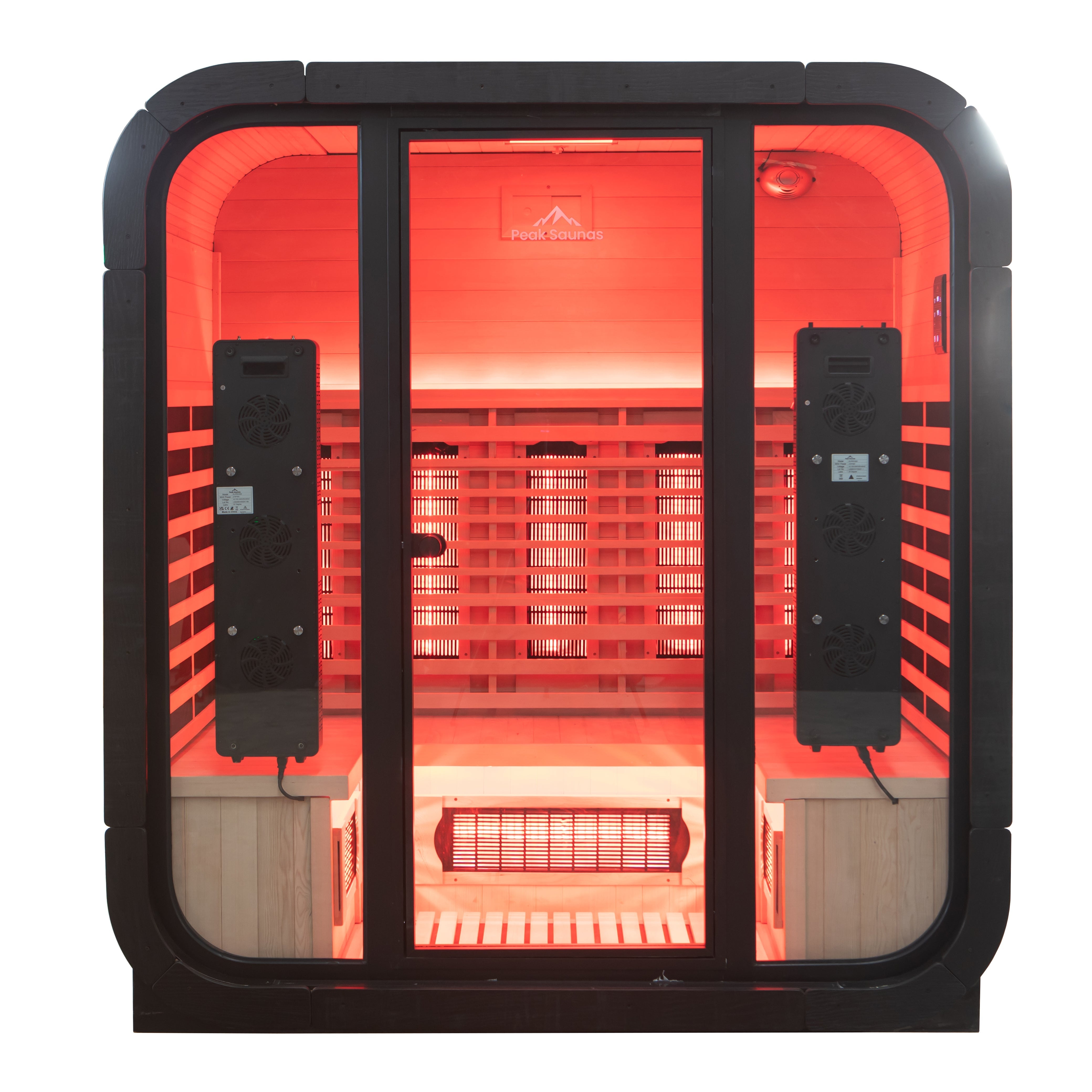 El Capitan 4-Person Outdoor Full Spectrum Infrared Sauna with Full-Body Medical-Grade Red Light Therapy and Smart WiFi App Control