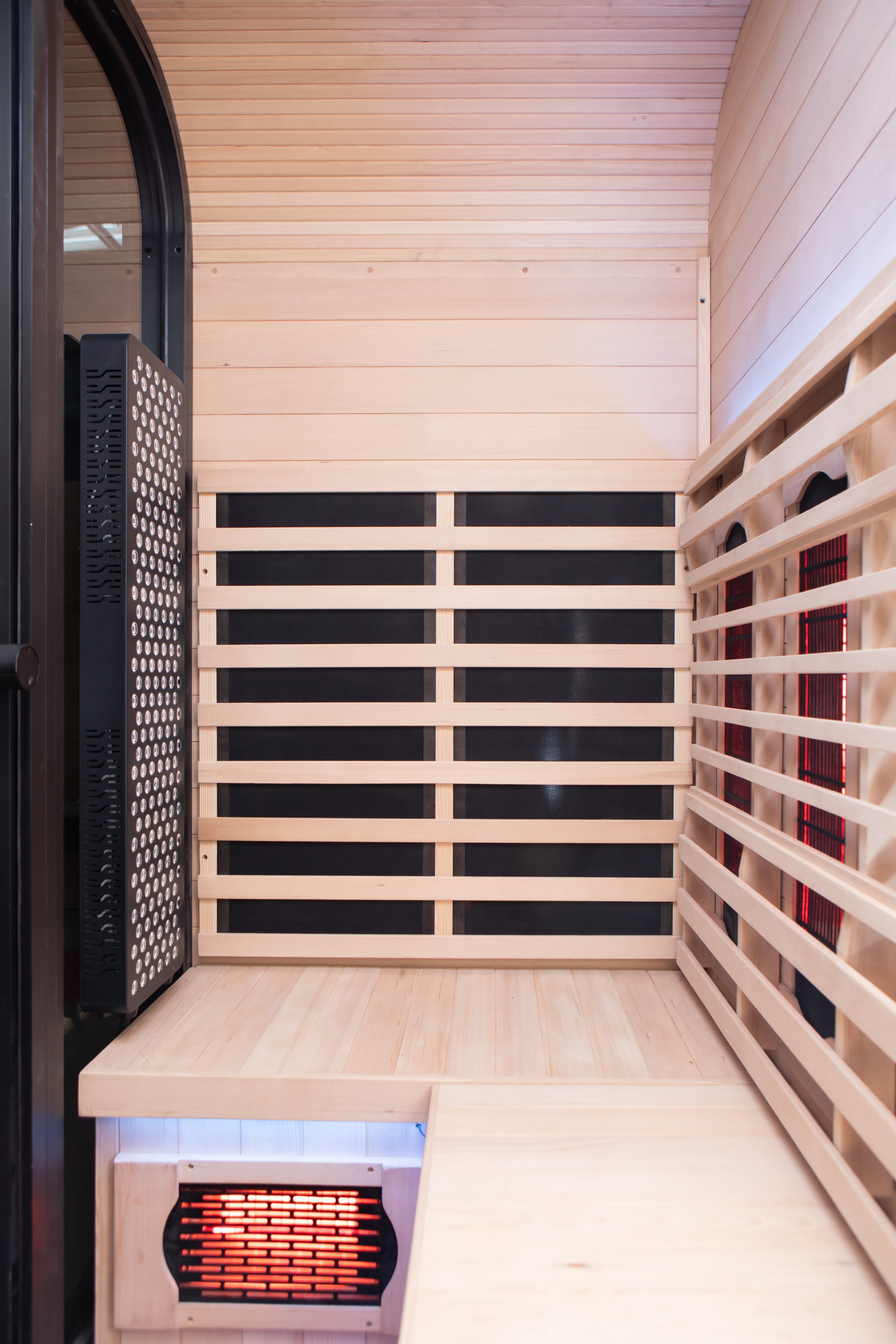 El Capitan 4-Person Outdoor Full Spectrum Infrared Sauna with Full-Body Medical-Grade Red Light Therapy and Smart WiFi App Control