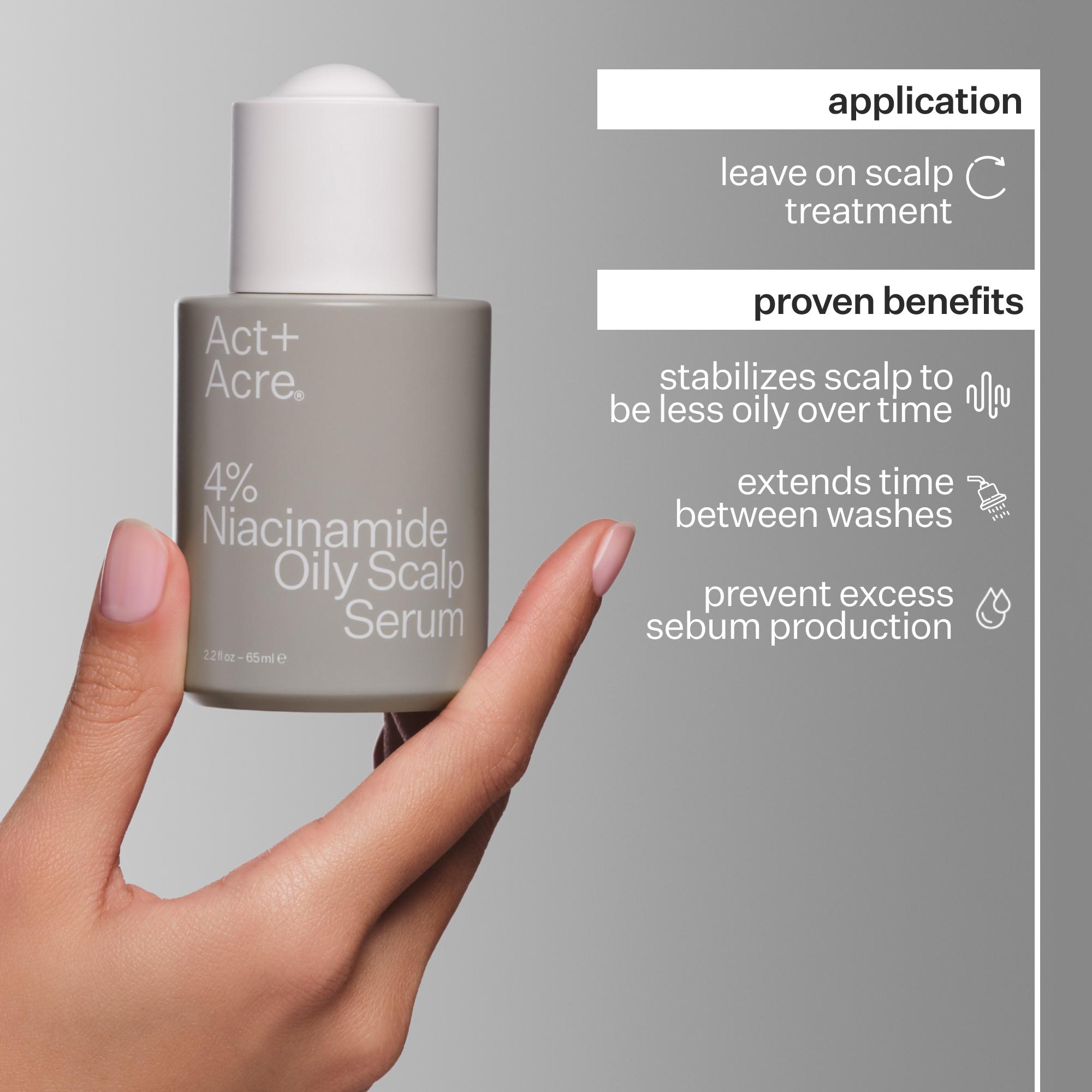 Act+Acre 4% Niacinamide Oily Scalp Serum