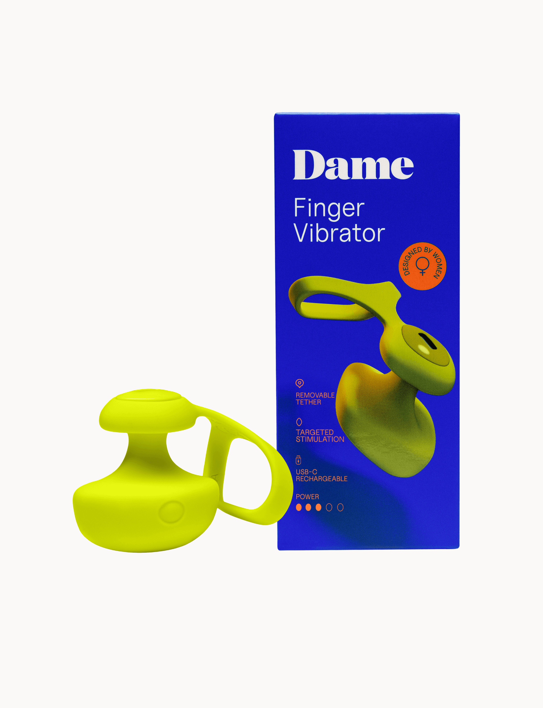 Dame Fin Finger Vibrator
