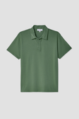 Save Khaki Short Sleeve Supima Jersey Polo