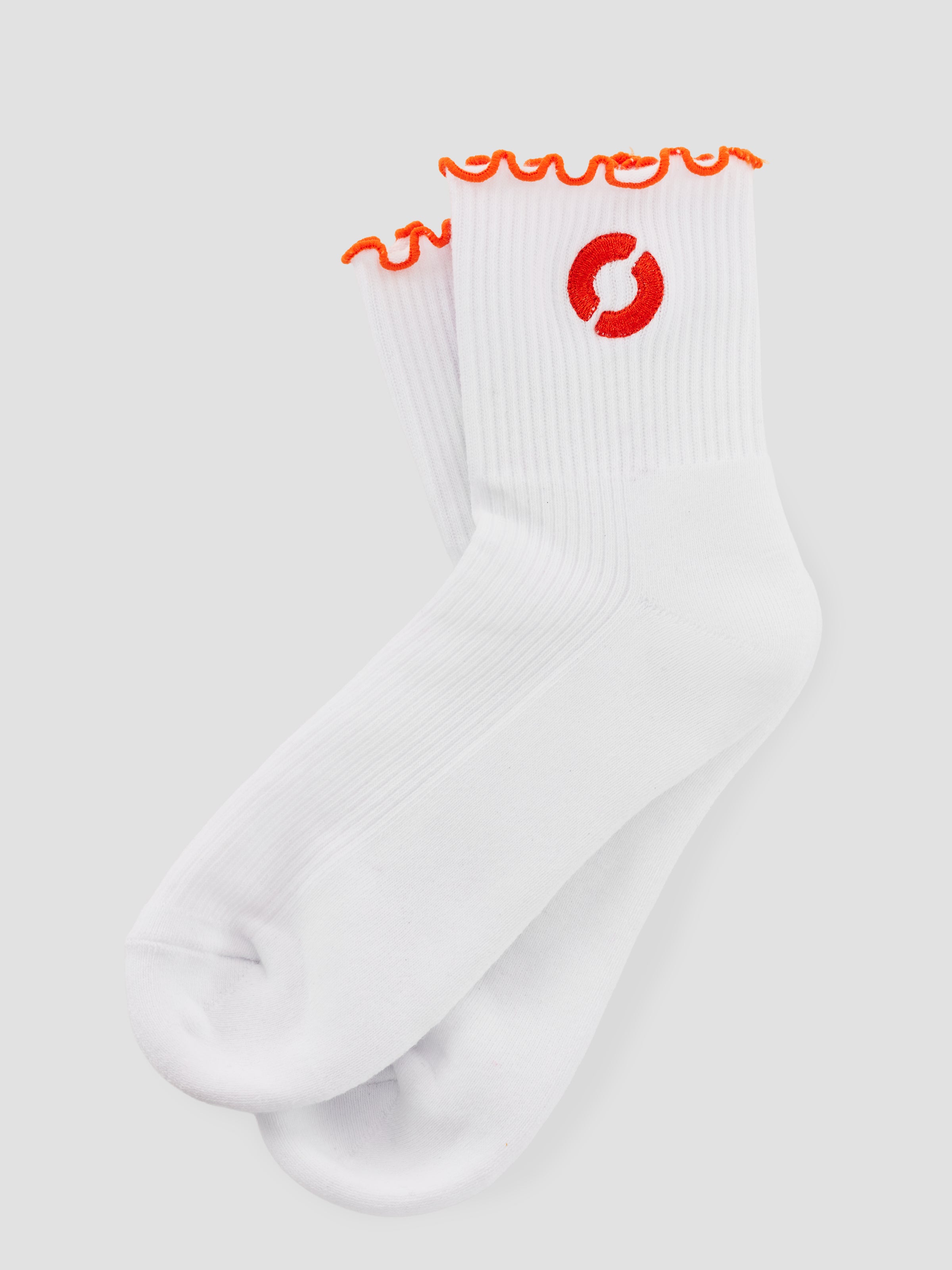 Equinox Half Crew Ruffle Sock (Non-Grip)