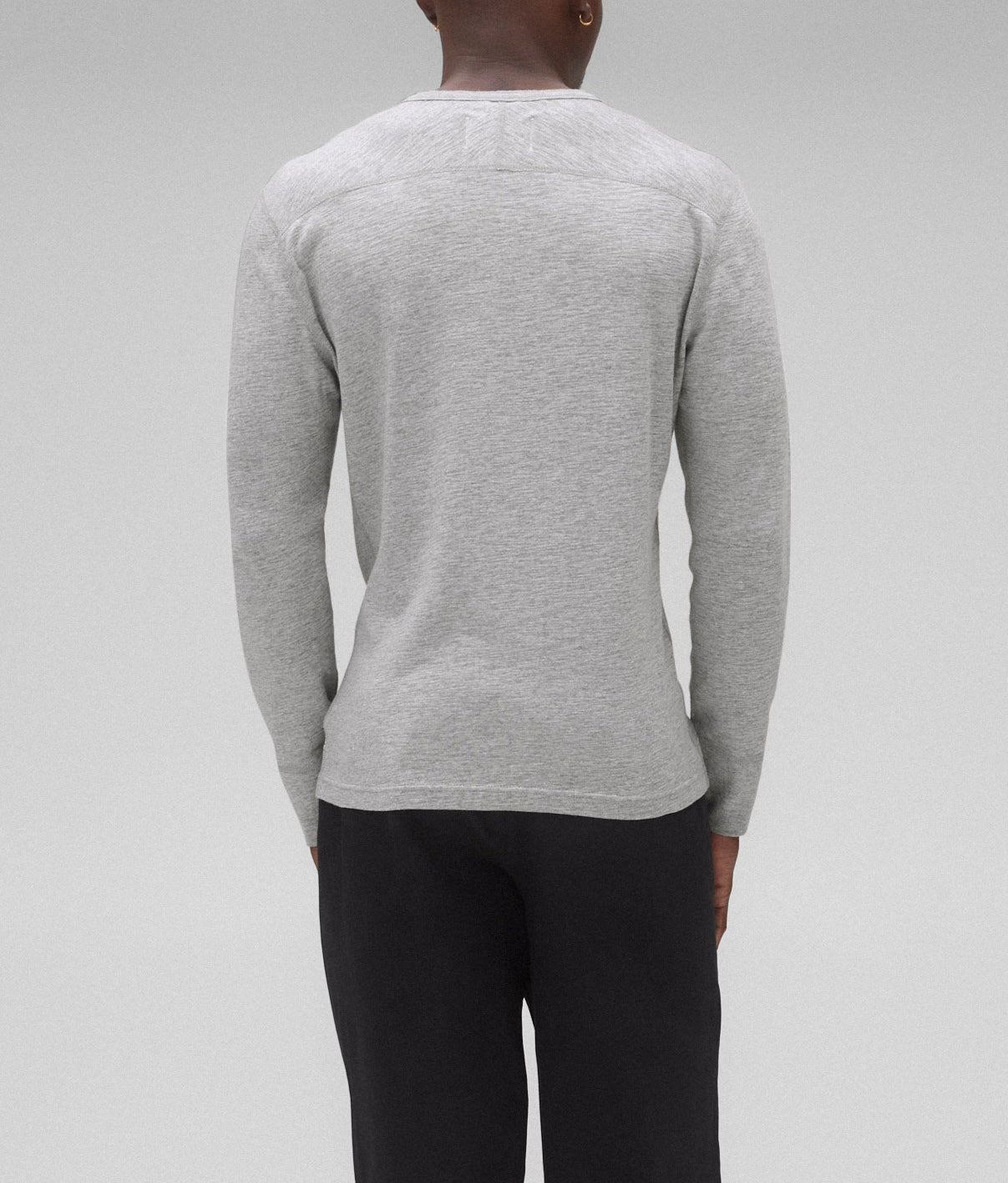 Reigning Champ 1X1 Slub Long Sleeve Henley