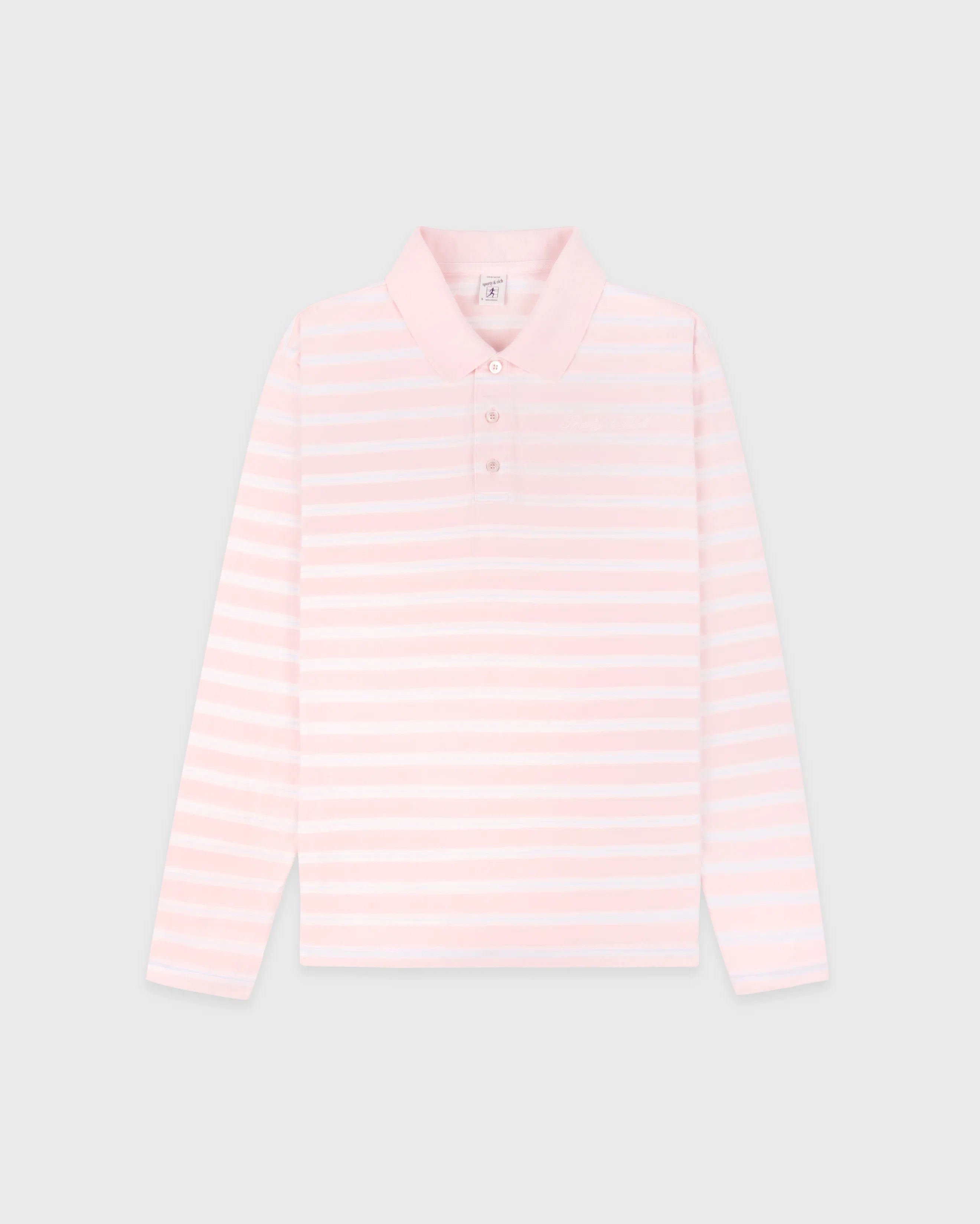 Sporty & Rich Signature Logo Easy Polo
