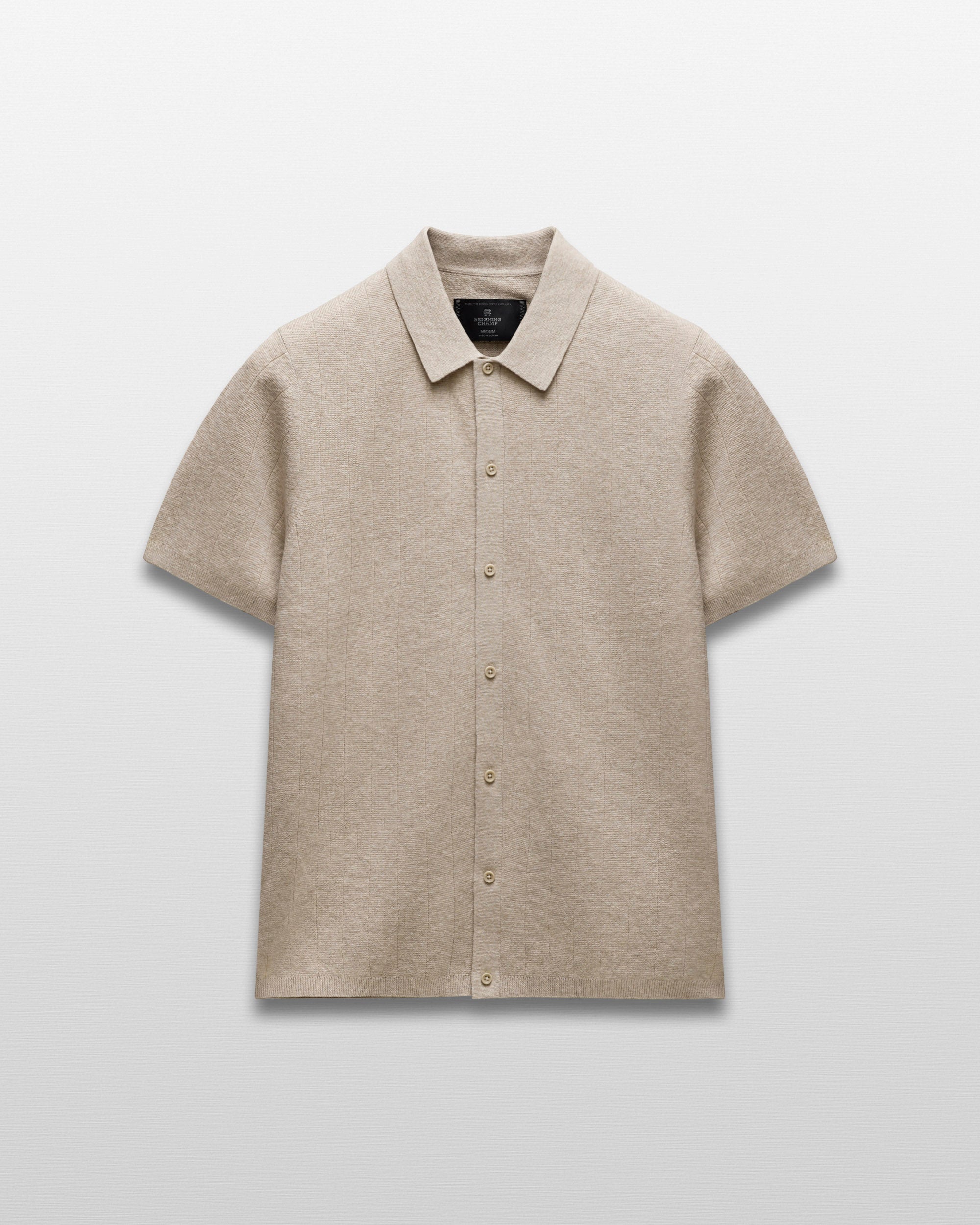 Reigning Champ Cotton Linen Piazza Shirt