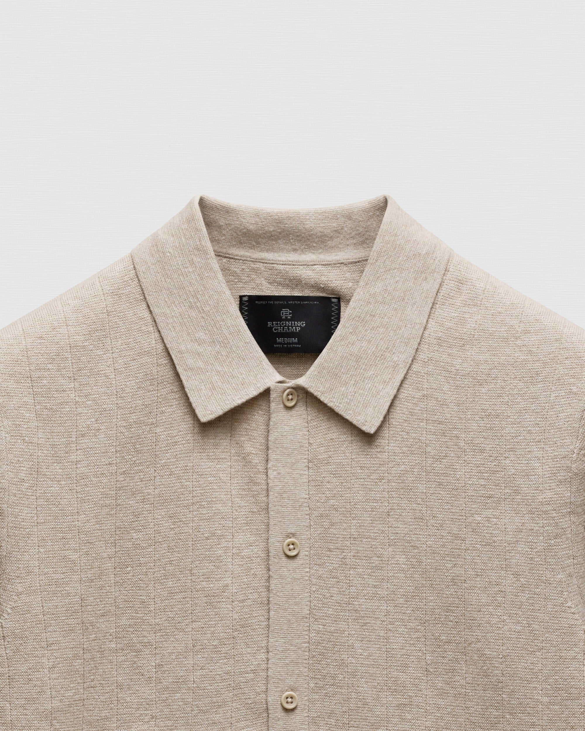 Reigning Champ Cotton Linen Piazza Shirt