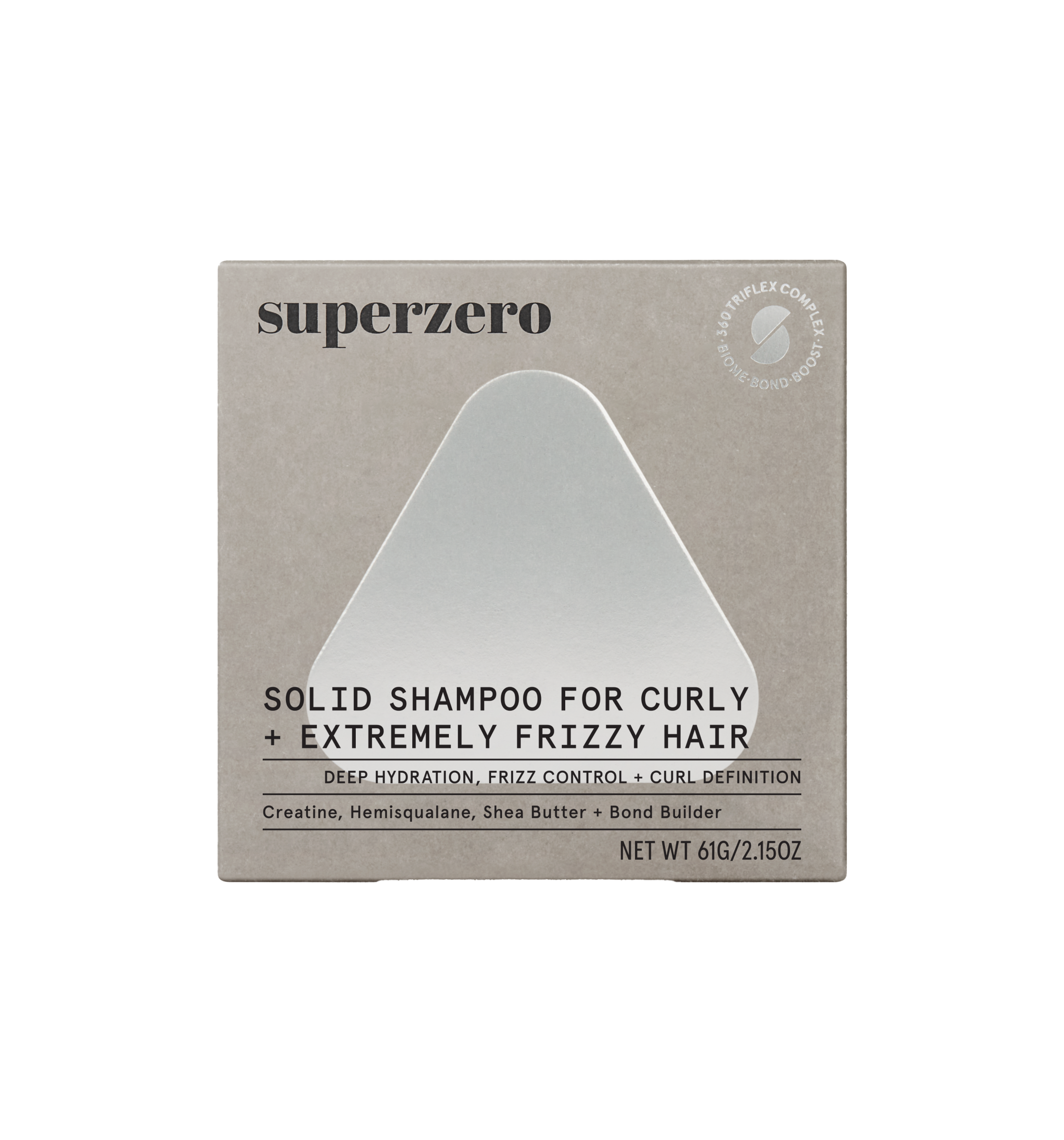 Deep Moisture + Anti Frizz Shampoo Bar for Curly, Coily, Extremely Frizzy Hair