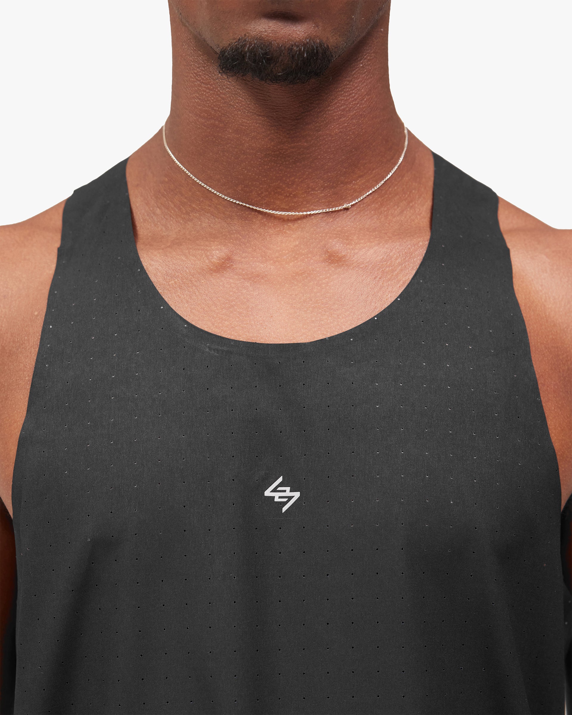 Represent 247 Perforated Running Singlet