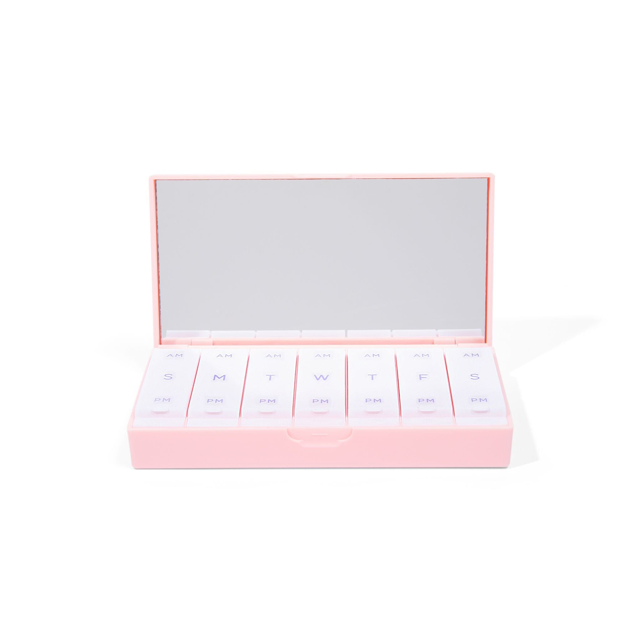 Port & Polish Blush Pink AM/PM Pill Box