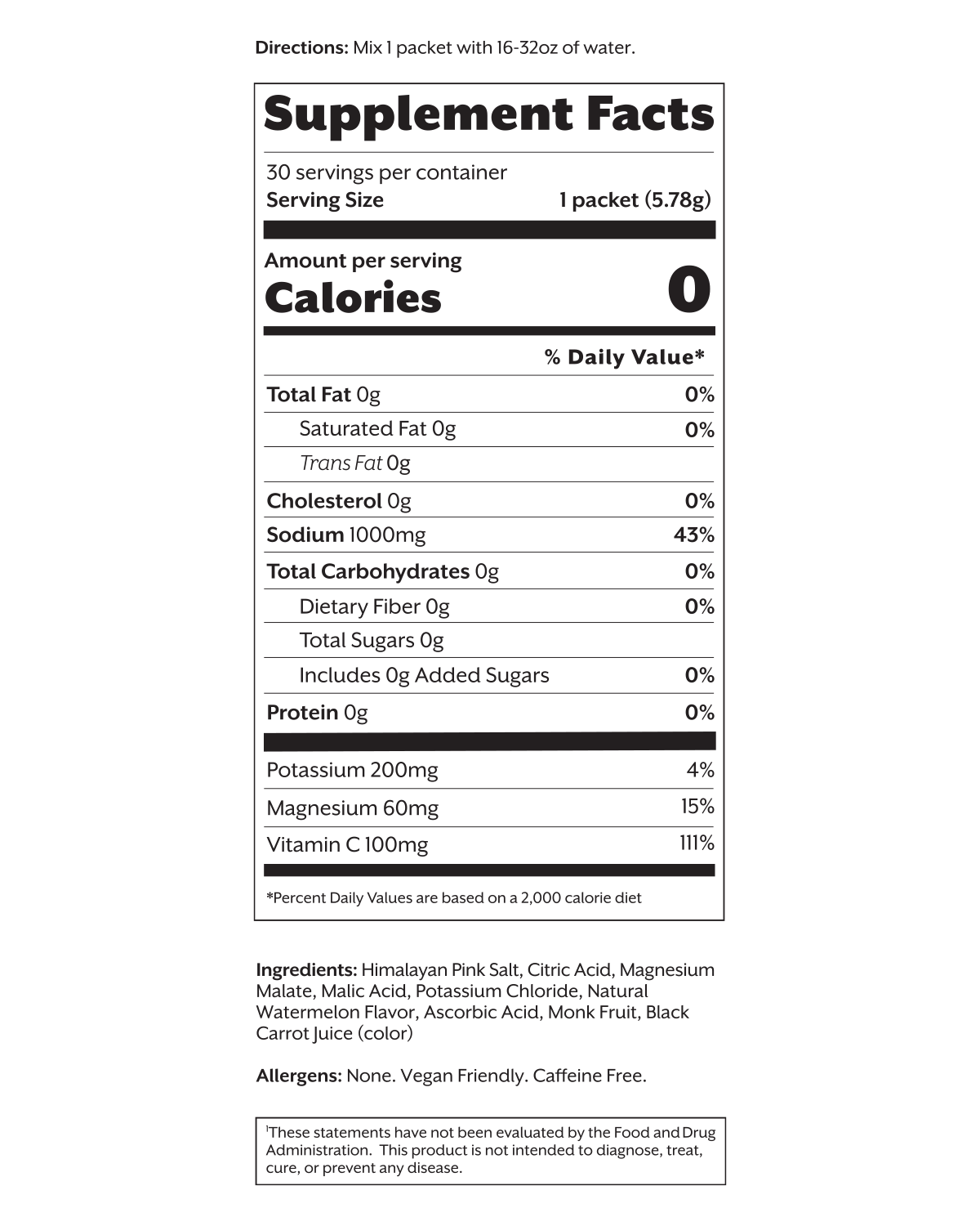 Promix Nutrition Salted Watermelon Electrolyte Drink Mix