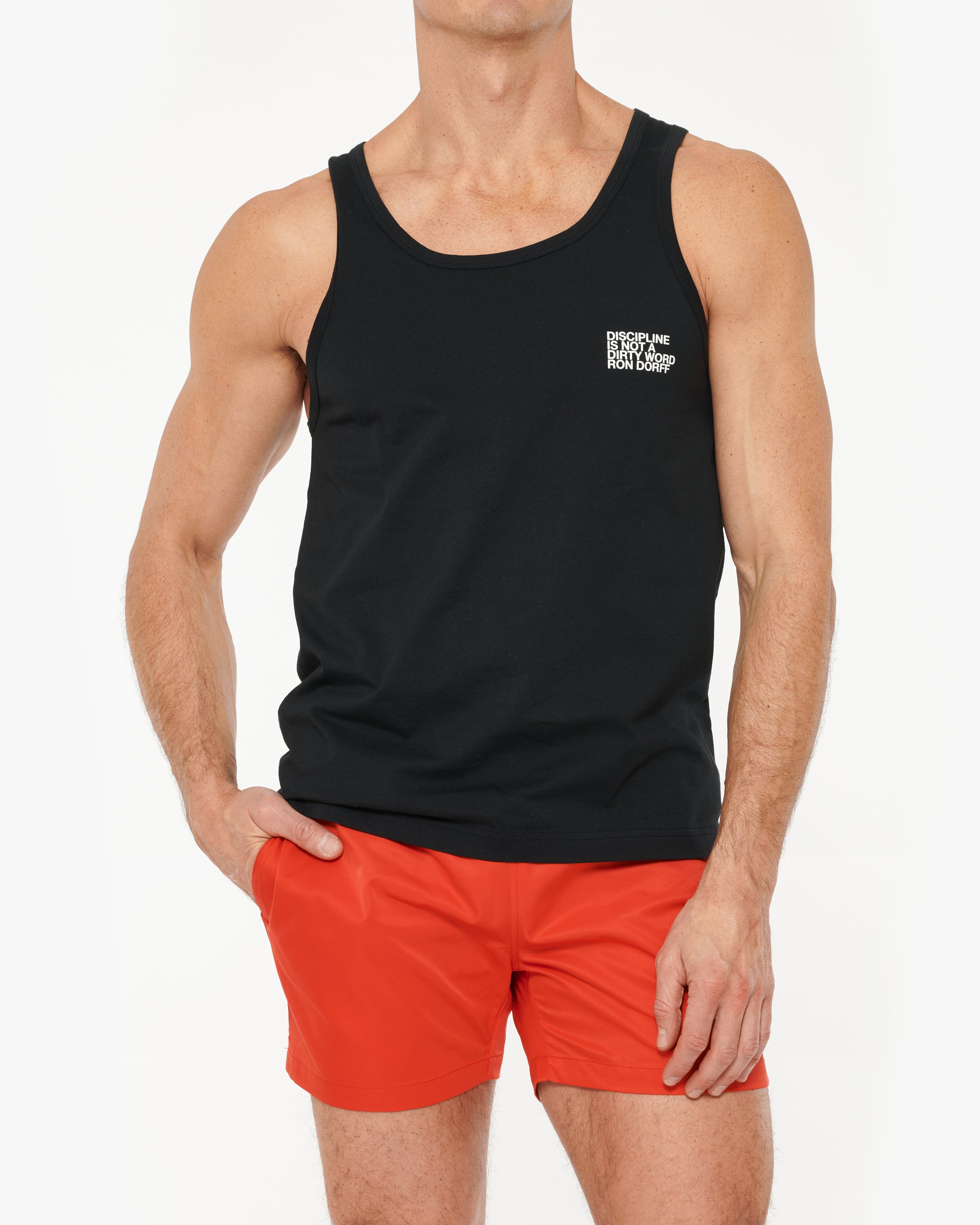 RON DORFF DISCIPLINE SMALL PRINT TANK TOP